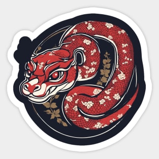 Chinese Year of the Snake Zodiac Sticker